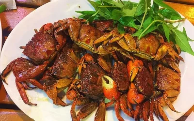 Ba khía rang me - Đặc sản Cần Thơ