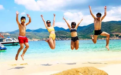 Bãi Chuối - Du lịch đảo Bình Hưng