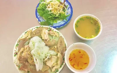 Bánh hỏi cháo lòng - Đặc sản Quy Nhơn