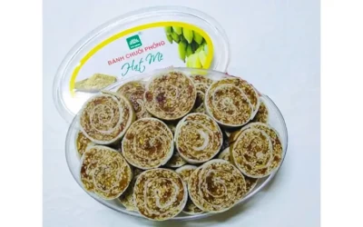 Bánh phồng chuối - Đặc sản Đồng Tháp