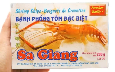 Bánh phồng tôm Sa Giang - Đặc sản Đồng Tháp