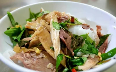 Món Bánh Ướt Lòng Gà - Đặc sản Đà Lạt