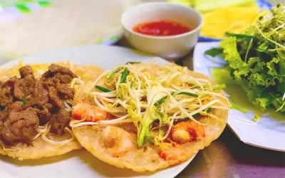Bánh xèo tôm nhảy - Đặc sản Quy Nhơn
