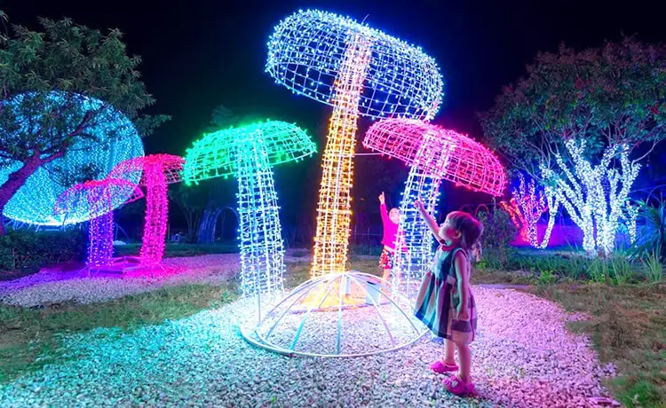 công viên ánh sáng Pha Luông Mộc Châu