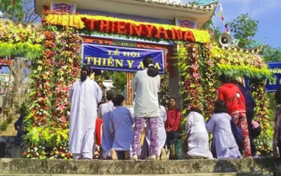 Di tích dinh bà Thiên Y-A-Na Lý Sơn