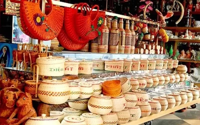 Đồ mỹ nghệ từ cói - Đặc sản Ninh Bình
