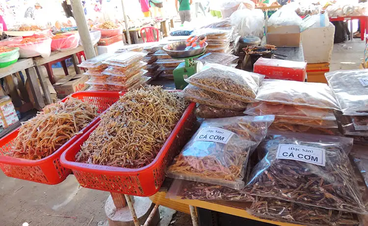 đặc sản hải sản khô cù lao chàm