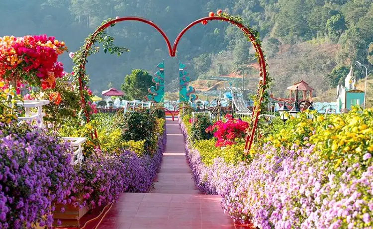 khu du lịch vườn thượng uyển bay đà lạt