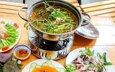 Lẩu cá bớp - Đặc sản Thổ Chu