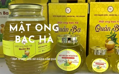 Mật ong bạc hà thanh mát - Đặc sản Hà Giang