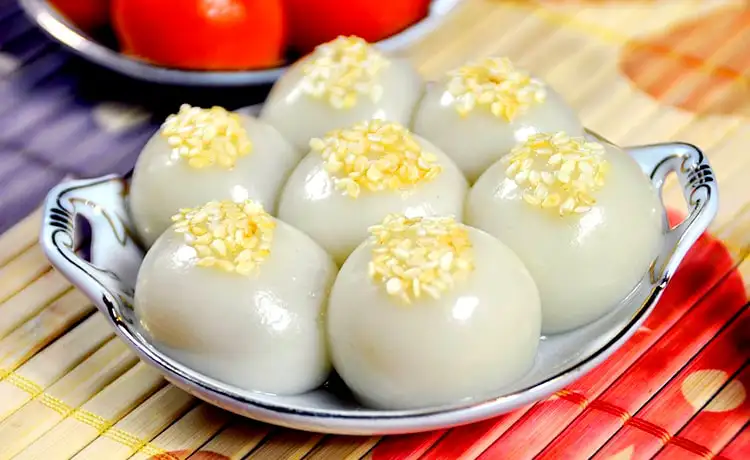 món ngon đặc sản ninh bình bánh trôi