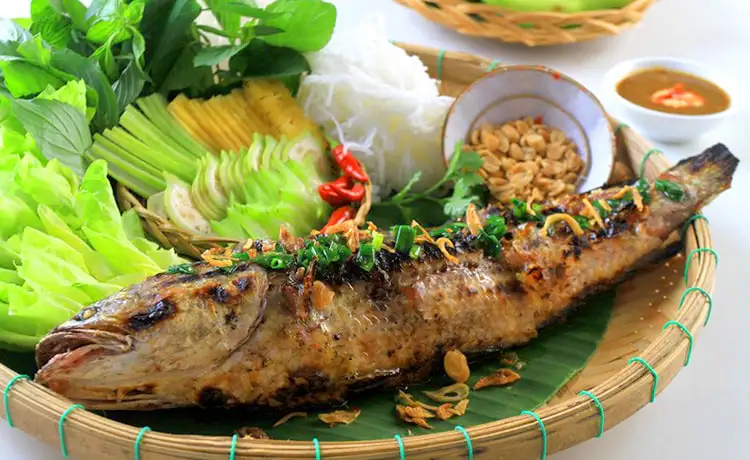 món ngon đặc sản ninh bình cá chuối nướng