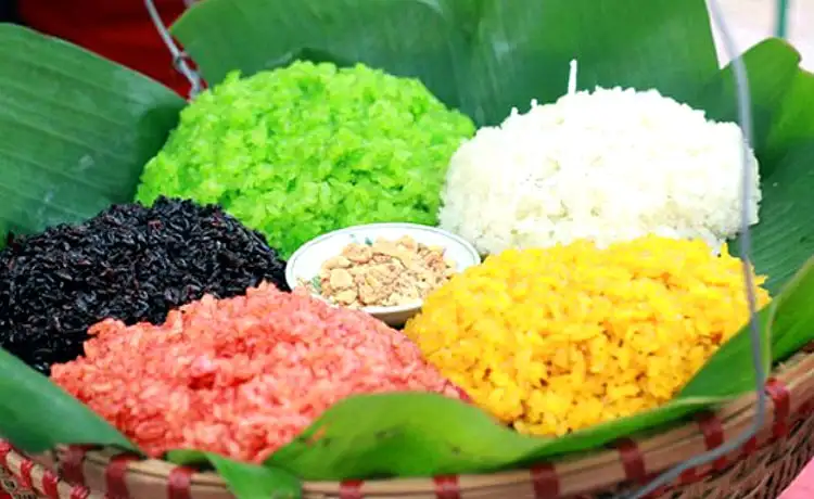 món ngon hà giang xôi ngũ sắc món ngon hà giang xôi ngũ sắc