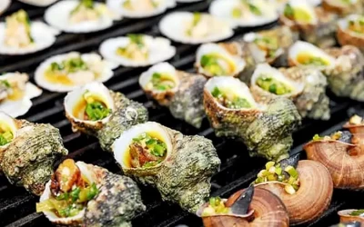 Ốc mắt ngọc nướng Hòn Sơn