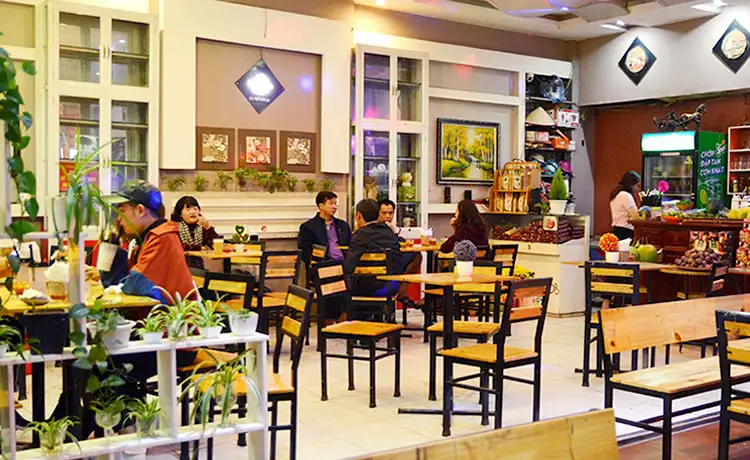 quán cafe green mộc châu