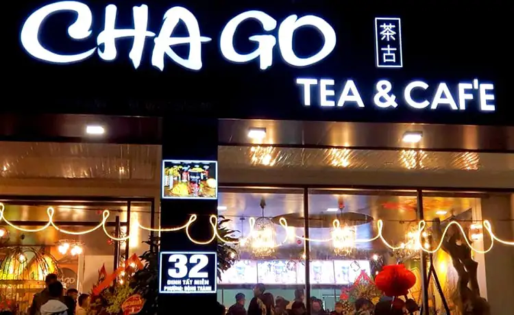 quán cafe ninh bình chago tea