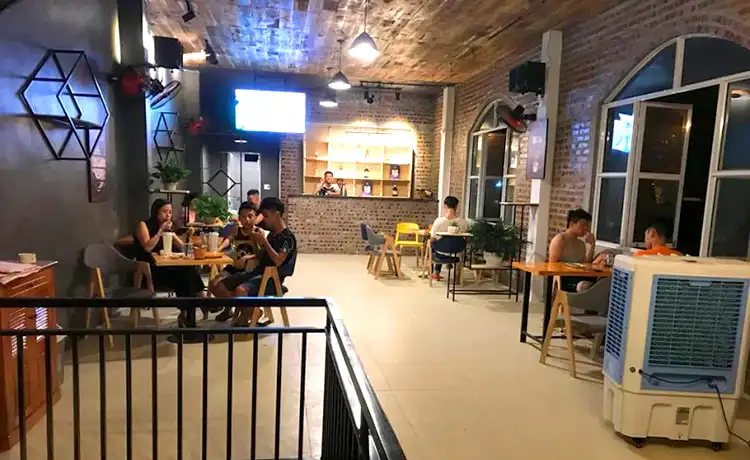 quán cafe ninh bình green house