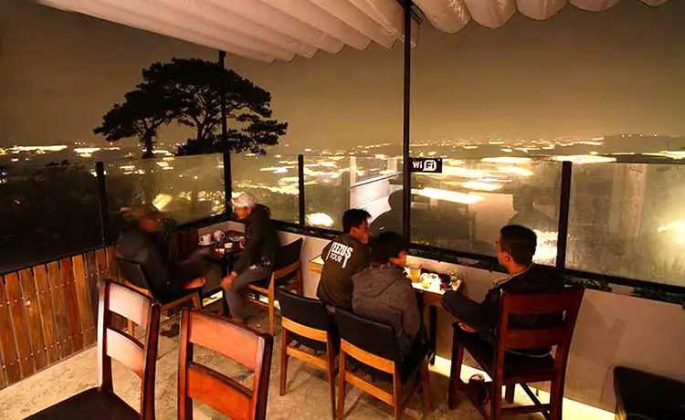 Quán cafe Panorama Đà Lạt