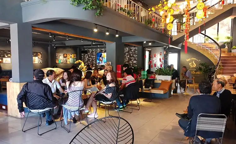 Quán cafe Tỏi Đen Đà Lạt