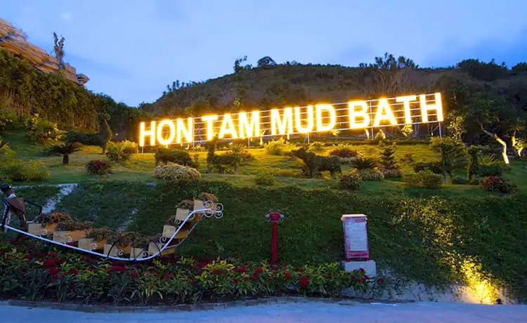 tắm bùn hòn tằm mudbath nha trang