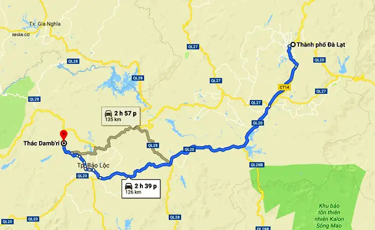 khu du lịch thác dambri đà lạt