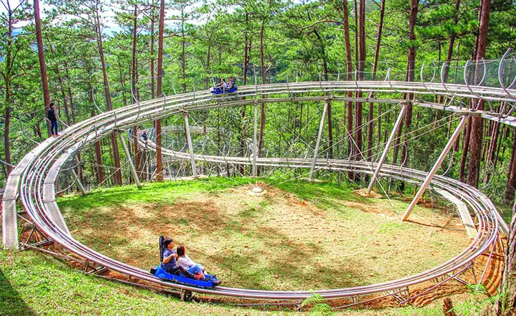 trò chơi thác datanla đà lạt