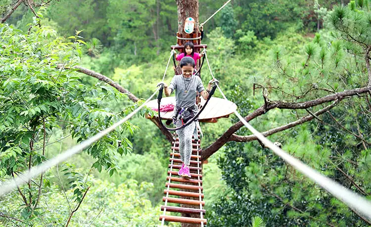 trò chơi khu du lịch thác datanla đà lạt