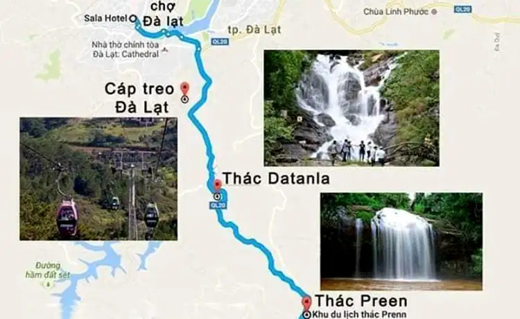 đường đi thác datanla đà lạt