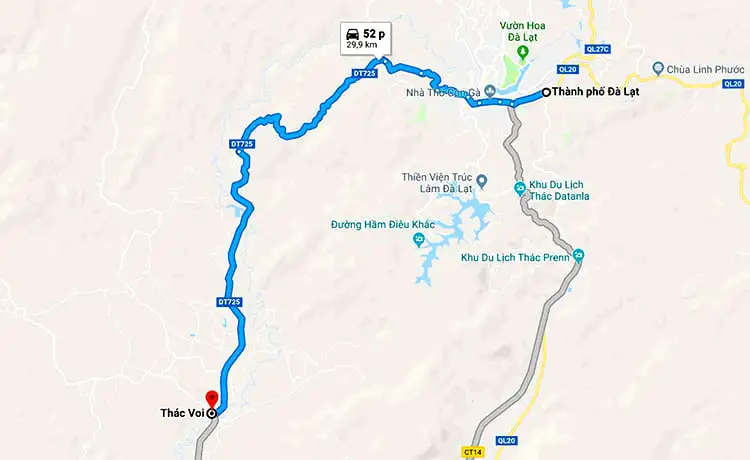 thác voi đà lạt