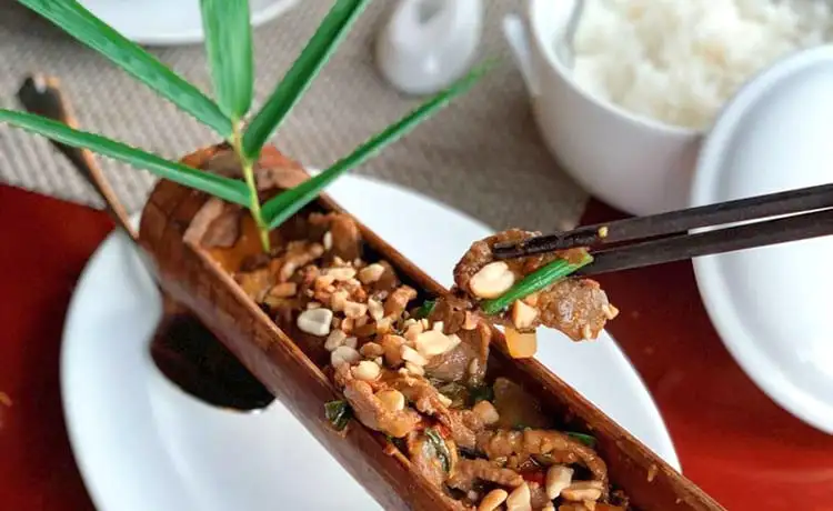 món thịt lọn mường mai châu món thịt lọn mường mai châu